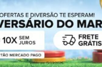 Cupom de R$ 150 OFF em Consoles Nintendo. 15% OFF em Jogos Físicos. Até 33% OFF…