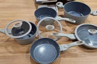 Conjunto de Panelas 5 Peças Ceramic Pro Gourmand Gris BLACK+DECKER DE 825,21 | …