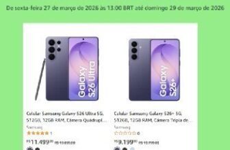 40% OFF em itens S26 CUPOM: SAMSUNG40 https://amzn.to/4bEW3Mn…