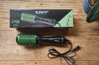 Escova Taiff Easy Oval, Secadora, Alisadora e Volumizadora, Verde, 220V POR 82 …