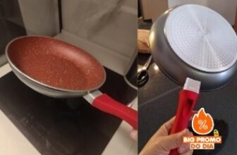 🍳 Frigideira Philco 24cm Revestimento Redstone 1,7L 🔥 DE 169…