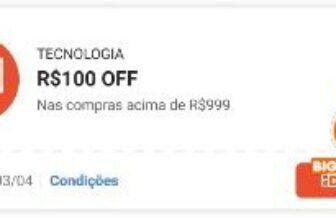 🎟 R$100 OFF em R$999 Resgate aqui 👉 https://s.shopee.com.br/50UmdgzNKD