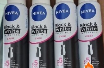 🌬 NIVEA Desodorante Antitranspirante Aerossol Invisible Black & White Clear…