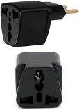 Adaptador Tomada Universal Padrão Europeu Uk Para Brasil 10a Até 250v