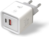 Carregador Universal de Parede Carga Rápida 30W GaN Para Notebooks/Celulares/Relógios 2 Saídas USB-C + 1 Saída USB-A – W35GAN ELG