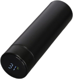 Garrafa Térmica Café, Água C/Sensor De Temperatura Em Led Cor: Preto
