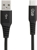 Cabo USB-C I2GO 2m 3A Nylon Trançado Preto – I2GO PRO
