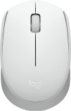 Mouse sem fio Logitech M170 com Design Ambidestro Compacto, Conexão USB e Pilha Inclusa – Branco