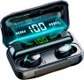 Fone De Ouvido Sem Fio Bluetooth F9-5 Touch Display Led Função Powerbank Carregador De Celular Original Compatível Android/IOS/PC
