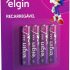 Carregador De Pilhas Bivolt Para 4 Pilhas AA /AAA/9v Sem Pilhas, Elgin, 46RSCUSB0000