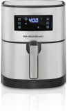 Fritadeira Sem Óleo AIR FRYER DIGITAL Hamilton Beach 5.0L 110v Cinza, 1700W – 35051