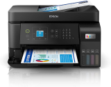 Multifuncional Epson EcoTank L5590 – Tanque de Tinta Colorida, Wi-Fi Direct, Ethernet, Fax, ADF, Bivolt, Preta