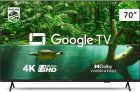 Smart TV Philips 70″ 4K 70PUG7408/78, Google TV, Comando de Voz, Dolby Vision/Atmos, VRR/ALLM, Bluetooth