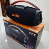 PARA CURTIR UM SOM NO FINDS   Caixa De Som Portátil Bluetooth Basike 80w POR 346…
