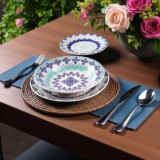 PARA RECEBER SÓ AS VISITAS Aparelho De Jantar 12 Peças Biona Lola Donna 24 DE 21…