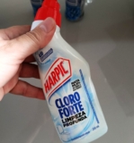 SEU BANHEIRO VAI AGRADECER Harpic Cloro Forte Desinfetante Sanitário Líquido 200…