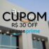Novo cupom Amazon SOMENTE NO APP FUTPRIME30 – R$ 30 OFF em R$ 90  gastoPara prod…