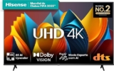 Hisense Smart TV UHD 4K DLED 58″ Polegadas 58A6K com HDR101 Dolby Vision Game Mo…