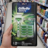 DURA 6 MESES?  Gillette Aparelho De Barbear Mach3 Sensitive + 9 Cargas   POR 66,…