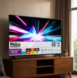 GRANDINHA E PARCELADONA Smart TV 55″ Philco 4K UHD POR 2.099 EM 10X https://amzn…