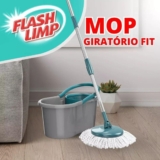 VAMO LIMPAR ESSE CHÃO SHUJO Mop Giratório Fit 5010 DE 109 | POR 58,74 https://me…