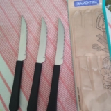 SEM FACA CEGA POR AQUI Conjunto 3 Facas Inox Tramontina DE 13 | POR 8,93 https:/…