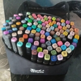 AS FAMOSAS CANETINHAS! Conjunto Canetas Marcador Canetinha Ponta Dupla 120 cores…