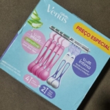 KITZÃO PARA SUA PELE SENSÍVEL Kit Gillette Venus Suave 4 Unidades + Gillette Ven…