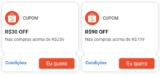 CUPONS SHOPEE ONLINEEEE R$30 OFF em R$259 R$90 OFF em R$799Ative aqui: https://…