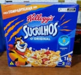 CAFÉ DA MANHÃ DE TIGRÃO Cereal Sucrilhos Original Kellogg’s 1kg POR 26 Resgate o…