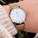 UMA ÓTIMA OPÇÃO DE PRESENTE! Relógio Feminino Dourado Rosé Saint Germain Nolita …