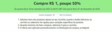 Compre R$ 1, poupe 50% – AmazonCOMPRE AQUI: :https://amzn.to/4plXKTs…