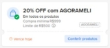 ML ACORDOOOOU 20% OFF em compras a partir de R$999 limitado a R$500 CUPOM: AGORA…