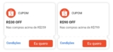 CUPONS SHOPEE R$30 OFF acima de R$259 R$90 OFF acima de R$799Resgate aqui https…