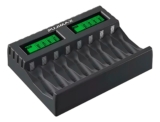 Carregador Inteligente Lcd 8 Slots Pilha Recarregável 3a 2a De: R$135,78 Por ape…