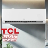 CUIDADO PARA NÃO CONGELAR O QUARTO Ar condicionado TCL T-Pro Split Inverter Hi W…
