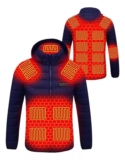 Jaqueta Aquecida De Inverno, Roupa Aquecida Elétrica Usb De Por apenas: R$274,84…