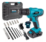 Furadeira Parafusadeira Sem Fio De 10mm Philco Ppf12m 12v 1 Acessório 110v/220vE…