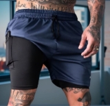 23 REAIS CADA Kit com 3 Shorts De Compressão 2 Em 1 Kaizen DE 129 | POR 71 EM 3X…