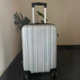 JÁ TÁ PLANEJANDO AS FÉRIAS?Mala de Bordo ABS 4 Rodas Adventure Fortt Prata DE 16…