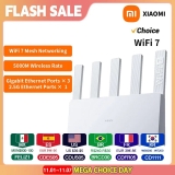 Novo roteador xiaomi be5000 wi-fi 7 2.4/5ghz malha de frequência dupla 2.5g port…