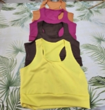 BORA MENINAS MULHERES, TREINAR! Kit 4 Top Feminino Nadador POR 47 (11,75 CADA) h…