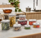 DEVOLVE LA OS POTES DA SUA MÃE Electrolux Kit 8 Potes Herméticos de Plástico Ret…