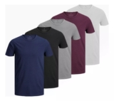 Kit 5 Camisetas Masculinas Slim Fit Básicas Algodão Premium De: R$139 Por apenas…