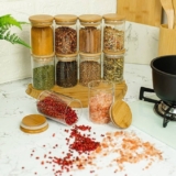 PRA VOCÊ LOTAR DE SALPorta Temperos Com Tampa de Bambu 10un POR 96,89  CUPOM: PR…