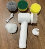 VOU FACILITAR TUA LIMPEZA DO LAR Escova de Limpeza 5 em 1 Sem Fio POR 26,98 http…