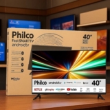 PRA VER O BR LEVAR 3 DO JAPÃO Smart TV 40” Philco LED Android TV Dolby Audio POR…