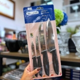 CORTE RAPIDO Tramontina JOGO FACAS INOX 4PC PLENUS PRE – Preto POR 18,98 Resgate…