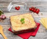 DE DUPLINHA, BARATINHAConjunto de Assadeiras Marinex Quadrado de Vidro 2 Peças D…