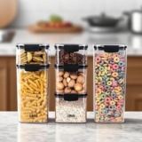 ORGANIZE SUA COZINHA Kit 6 Potes de Cozinha Yellowstone Herméticos Lumai DE 160 …